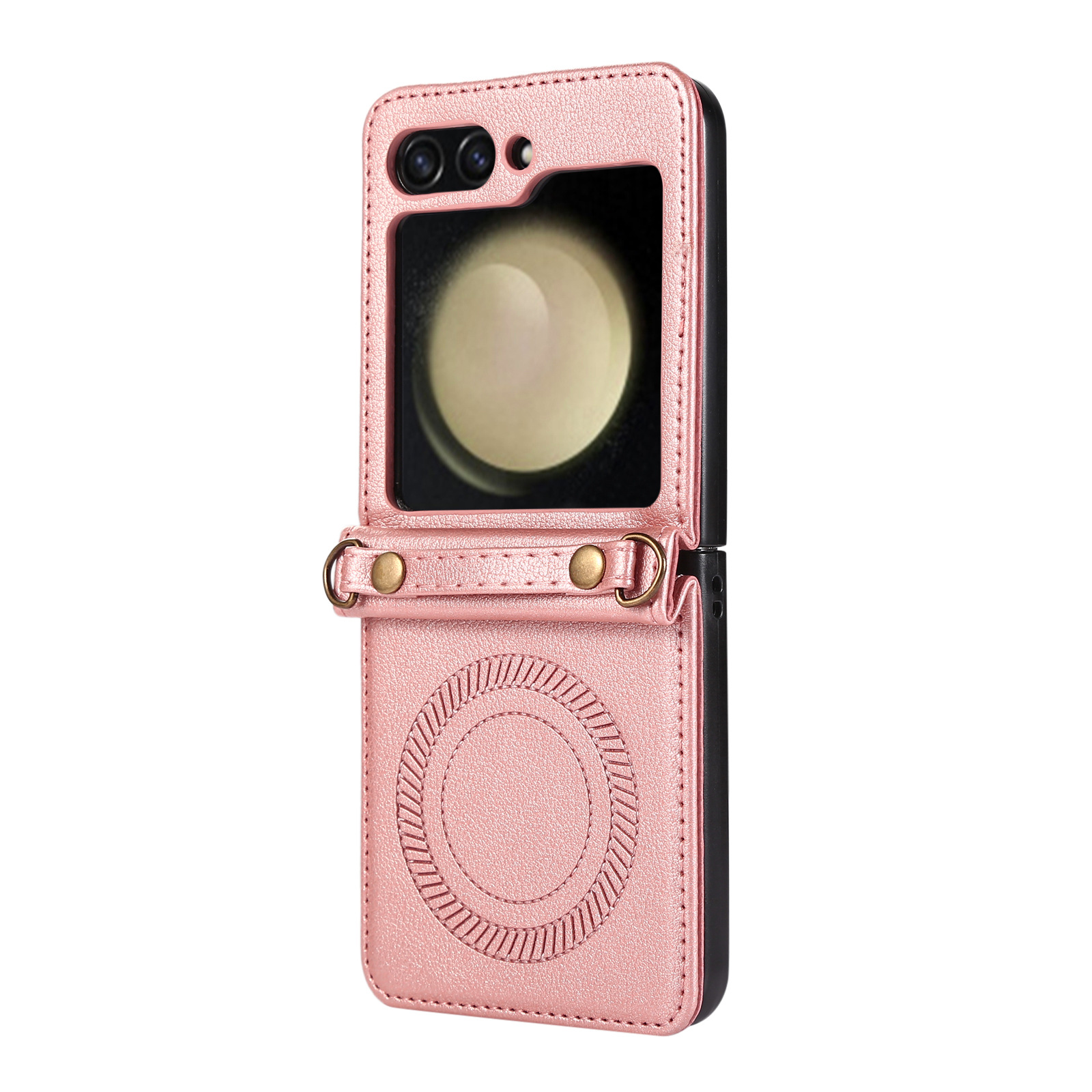 Magnetic Foldable Phone Case For Samsung Galaxy Z Flip 5 4 3_voghion.com
