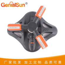 多用途洒水器花洒 园林工具 塑料三孔洒水器 自动旋转洒水器