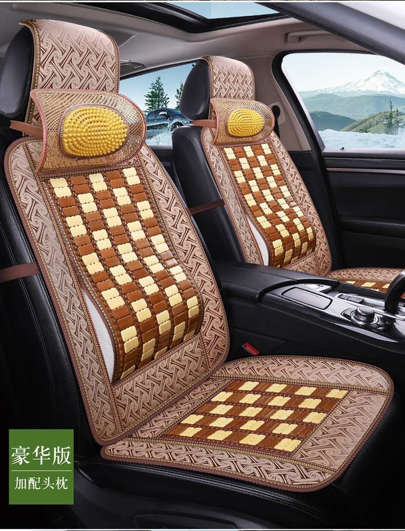 Universal Cooling Seat Cushion for Forklifts and Loaders, Breathable Mahjong Mat Seat Cushion for Excavators, Construction Machinery, and Cars in Summer