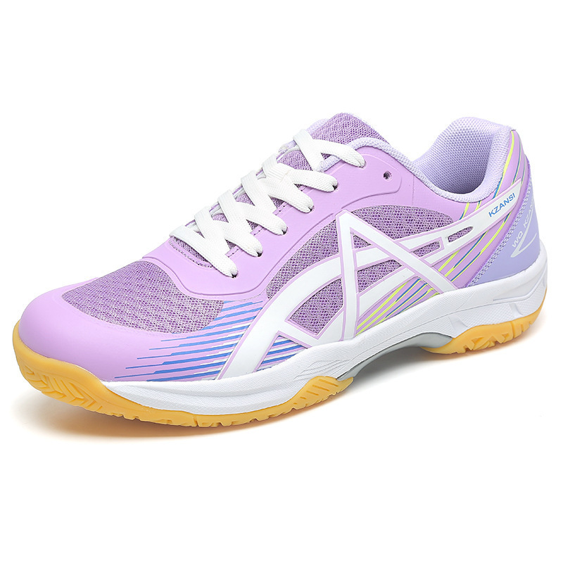 Cross-border generation hair new badminton shoes men's and women's professional-grade lightweight non-slip breathable shock-absorbing table tennis volleyball training