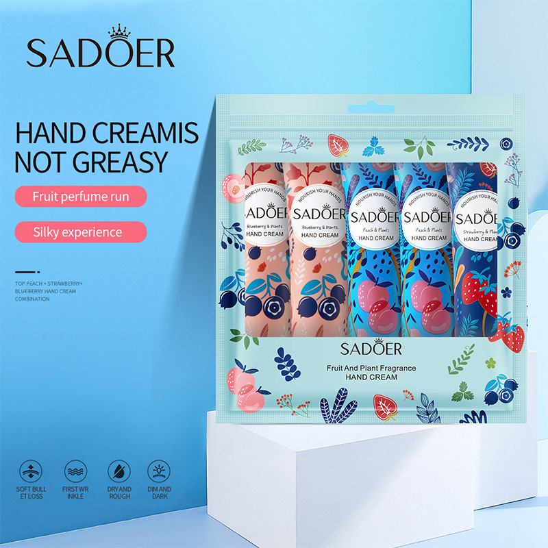 全英語SADOER花果ハンドクリームセット保湿潤い肌ハンドクリームクロスボーダー対外貿易卸売り|undefined