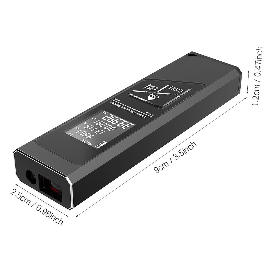 Цифровой дисплей лазерный дальномер инфракрасный уровень линейка дальномер украшения инструменты инфракрасная измерительная линейка M3