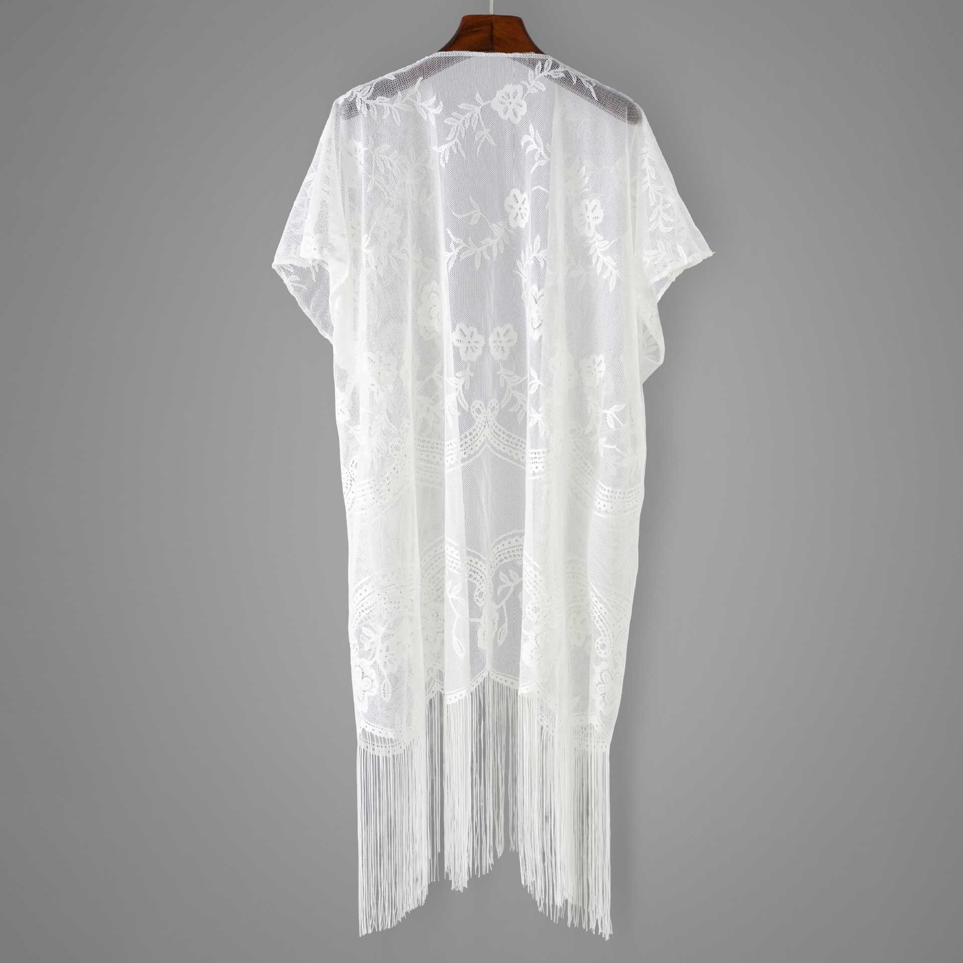 2026 blusas de encaje blusas de encaje cardigan blusas de vacaciones de playa abrigo blusas de protector solar blusas de bikini