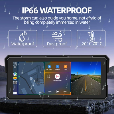 Bright Waterproof Vibration-Proof WIFI – Motorcycle driving recorder