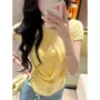 短袖显瘦新款小众针织衫