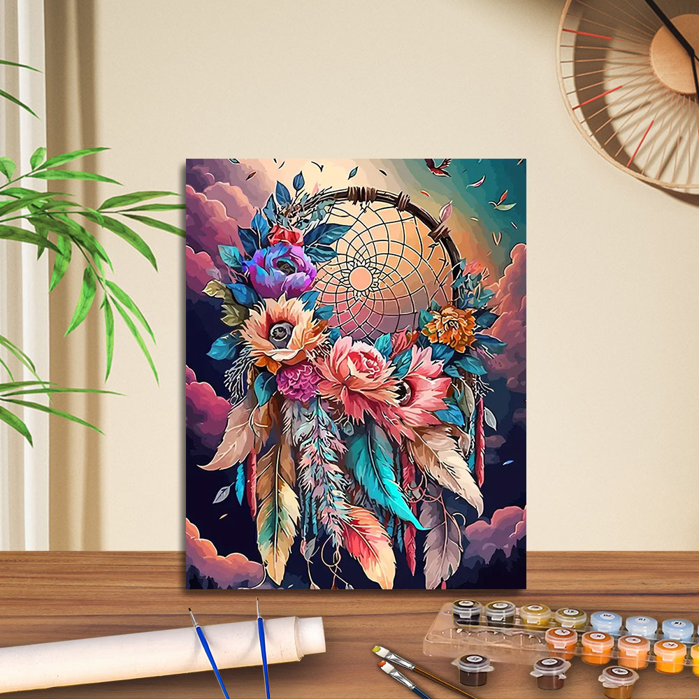 Transfronterizo jitdiy agente de pintura al óleo digital fabricantes al por mayor puestos de pintura al óleo artesanal pintura decorativa Amazon relleno de color