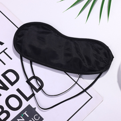 Black eye mask, sleep shading eye mask to relieve eye fatigue, outdoor development training lunch break aviation eye mask