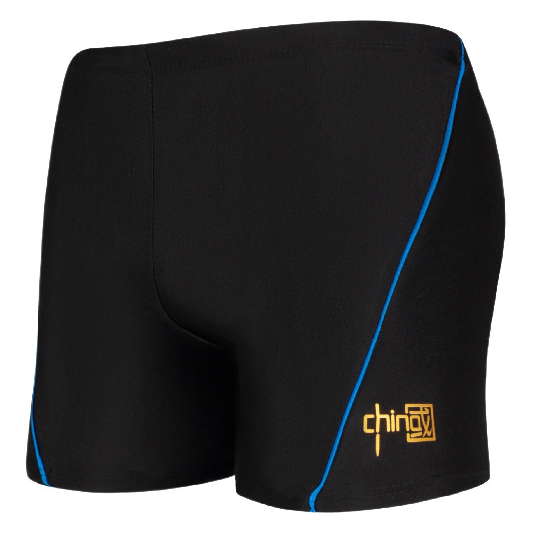 New Fashion Boxer Polyester Swimming Trunks Men's Quick-drying Loose Anti-embarrassment Hot Spring Beach Vacation Swimming Trunks