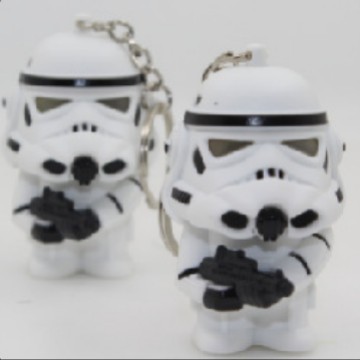 スターウォーズ黒武士キーホルダー白兵グッズストラップ武士キーチェーンカップルバッグチャームチャーム|undefined