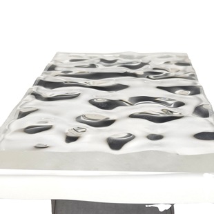 acrylic high transparent oversized large medium small size water corrugated ceiling decorative art table plexiglass