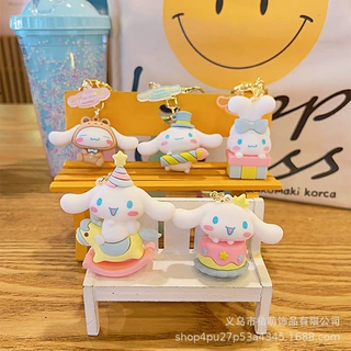 新卡通大耳狗女生三丽鸥生日玉桂狗车钥匙扣书包挂饰手机挂件礼品