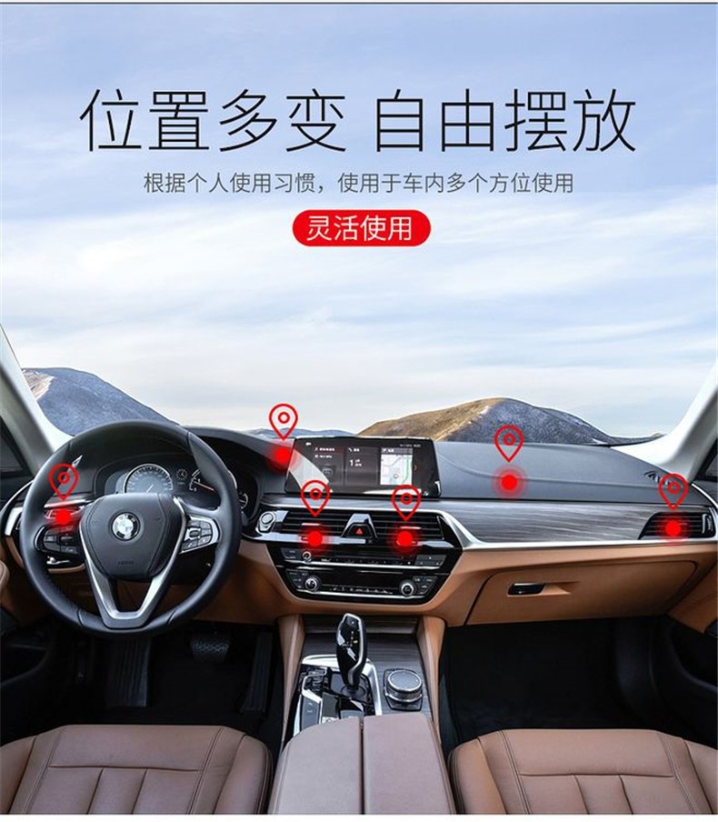 Magnetic sticker holder, magnetic phone holder for car, vehicle dashboard magnet, non-slip new model