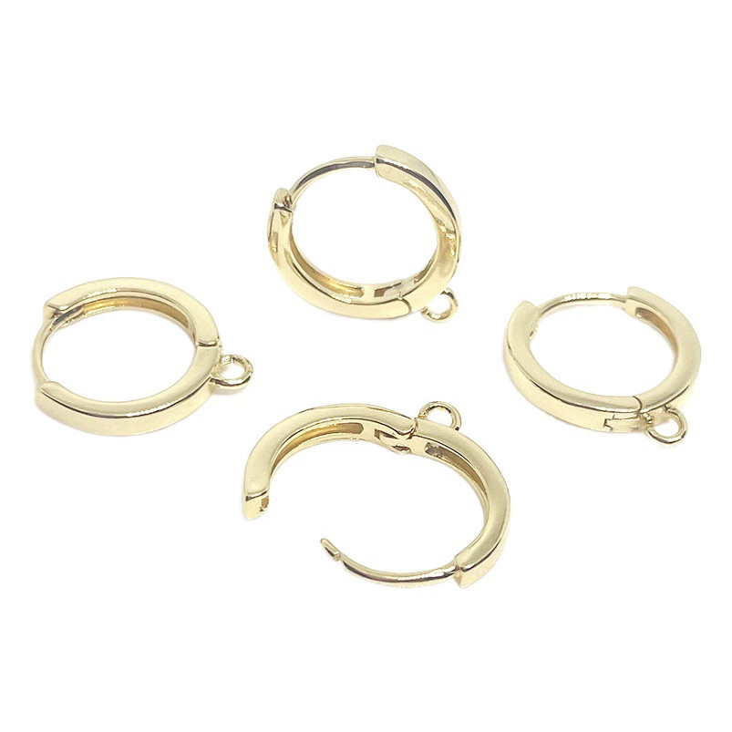 Круглые серьги, обернутые золотом 14K, обернутые золотом, антиаллергенные серьги, аксессуары, сделай сам, серьги ручной работы, материал кольца