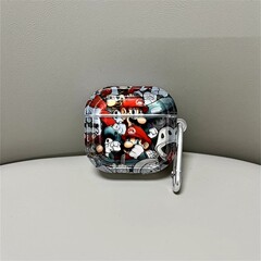 Apple airpods4 保護カバーマリオヘッドフォンシェル airpods3 世代クリエイティブ漫画ソフトシェル Pro2 に適しています