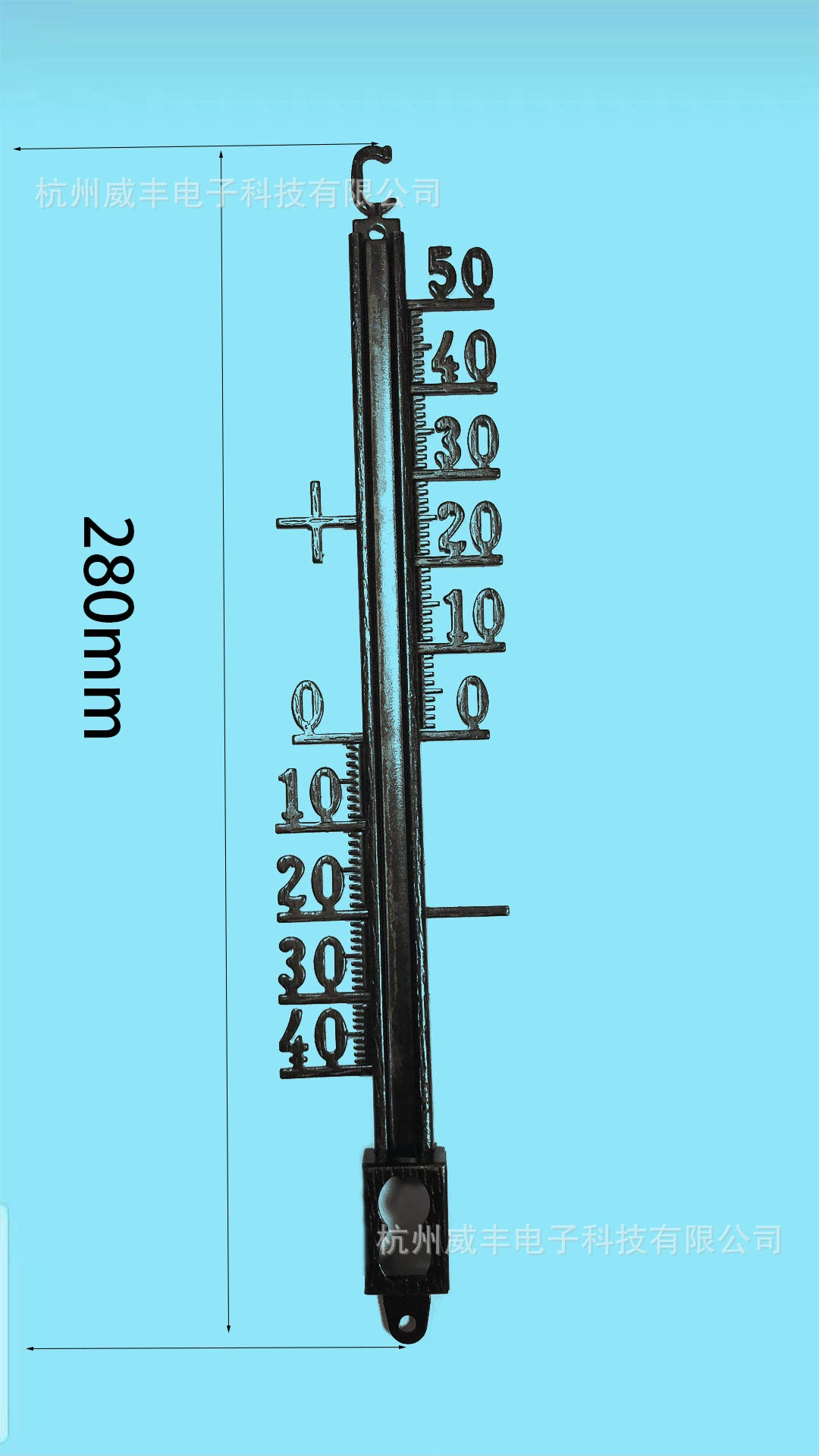 В наличии Черный Цифровой термометр типа крючок садовый термометр