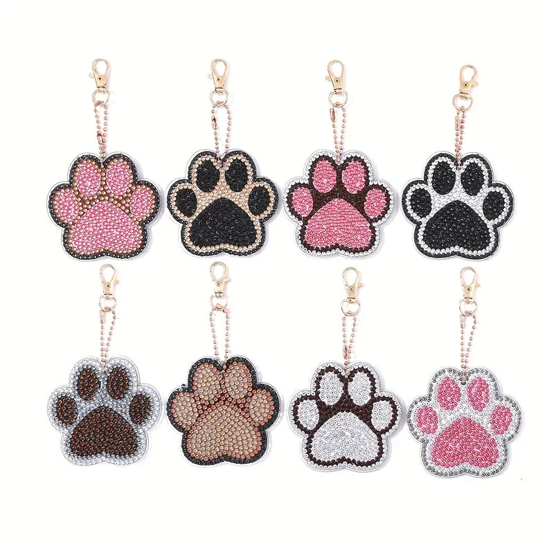 8 Pieces Diamond Art Keychain, 8.5 cmX8.5cm/ 3.35inchX3.35inch All Diamond Painting 8 Pieces Diamond Art Keychain, 8.5 cmX8.5cm/ 3.35inchX3.35inch All Diamond Painting