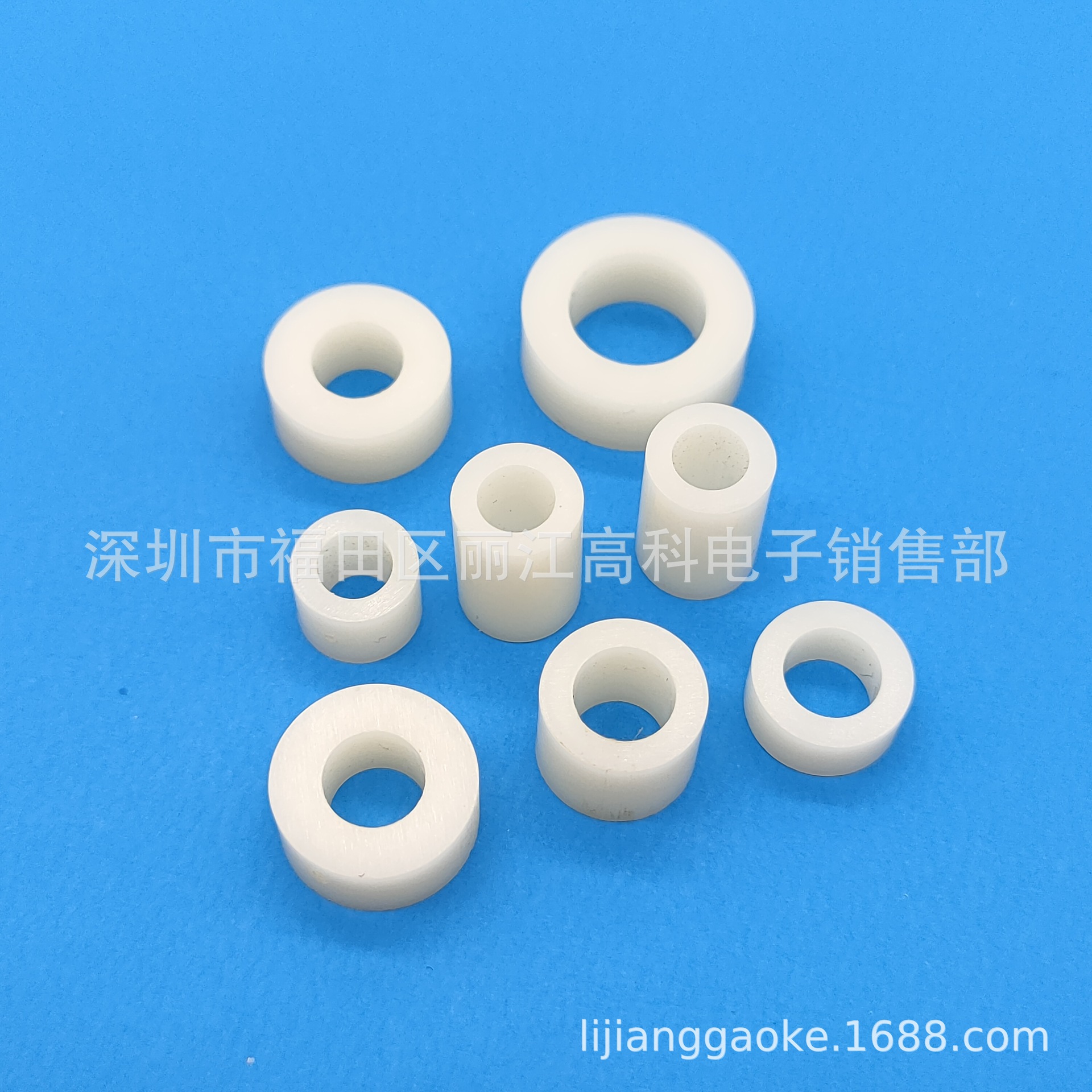 LED直通柱F4*2.8*3 外径4内径2.8高度3 尼龙直通柱F4*3 F4*4 F4*5