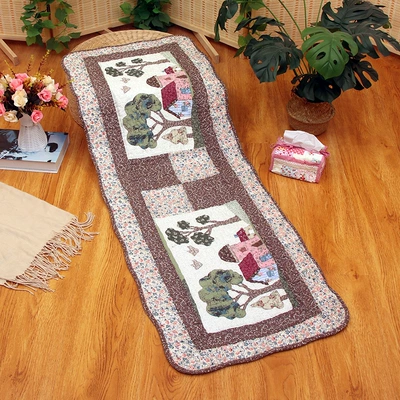 Avtomobil döşəmə paspasları Living Room Mat - field-country-bedside-mat-or-car-mat-for-rear-seat-50x135cm