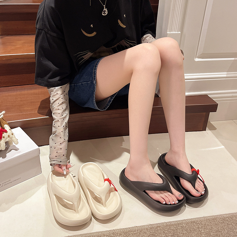 Women's Korean Style Non-slip Platform Flip Flops Casual Sandals_voghion.com