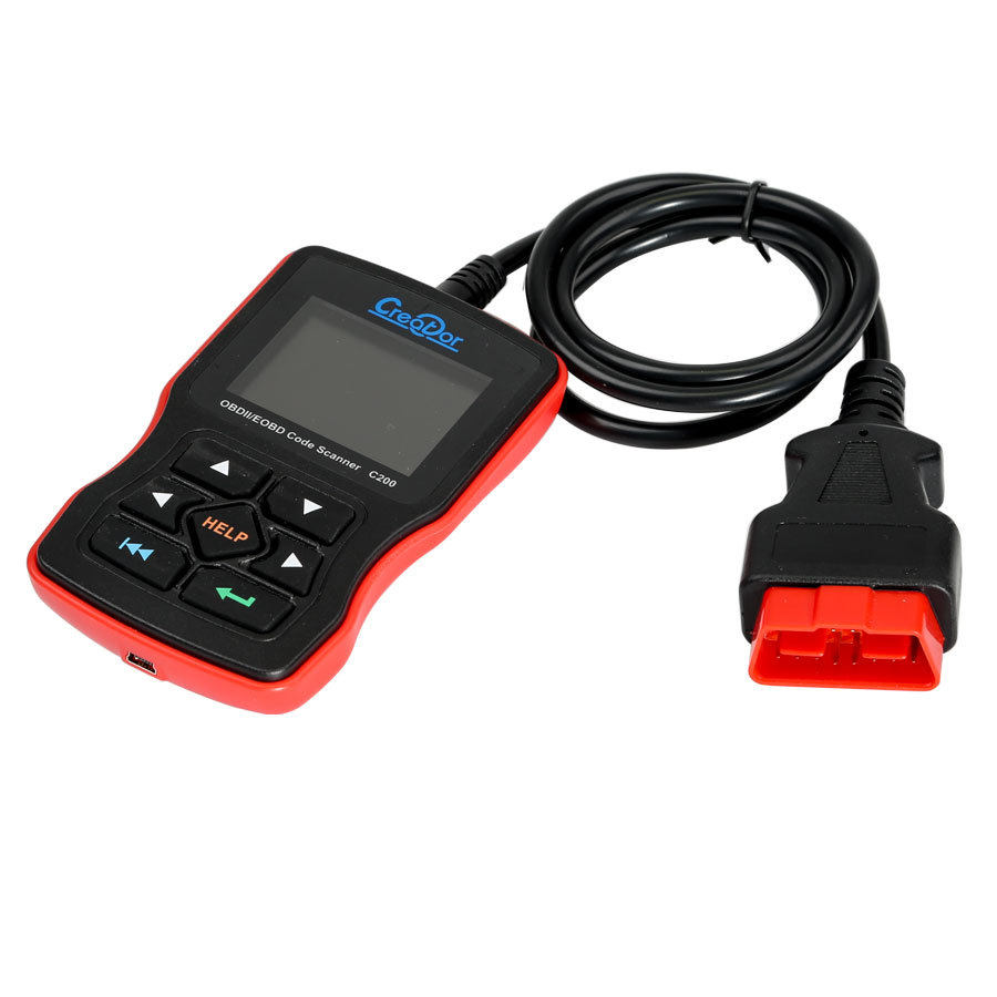 Cross-border foreign trade C200 multifunctional OBD2/EOBD scanner car diagnostic device with multi-language fault detection