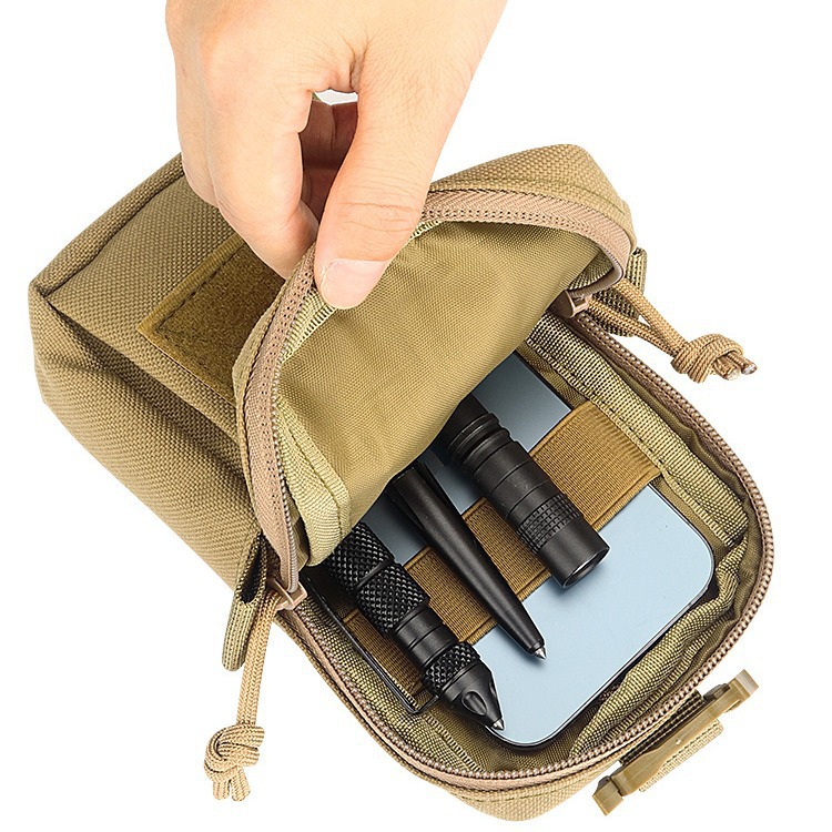 Bolso de hombro, bolso de hombro, bolso de teléfono móvil, bolso pequeño, monedero, bolso táctico al aire libre, bolso de teléfono móvil de almacenamiento edc