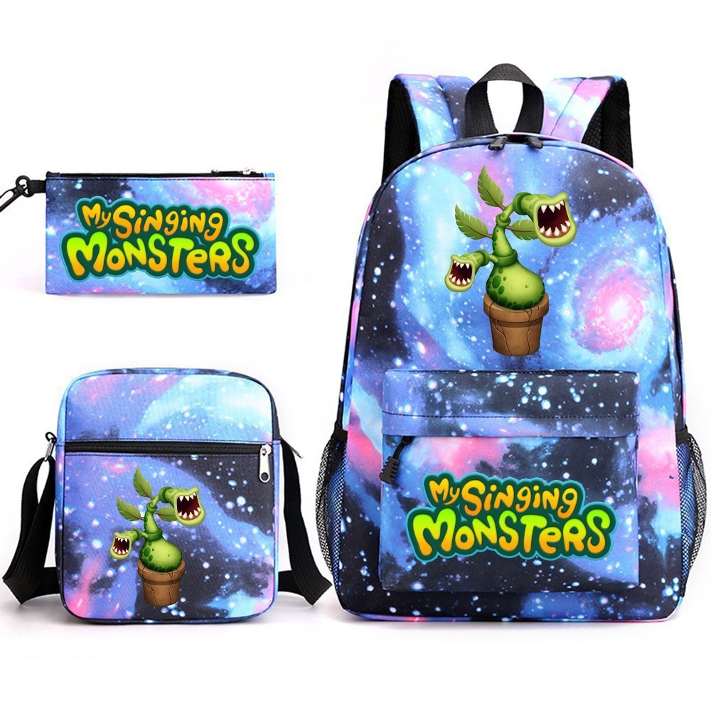 Mochila de tres piezas, mochila para hombres y mujeres, mochila a prueba de salpicaduras [una también es precio al por mayor] mochila de espalda protectora