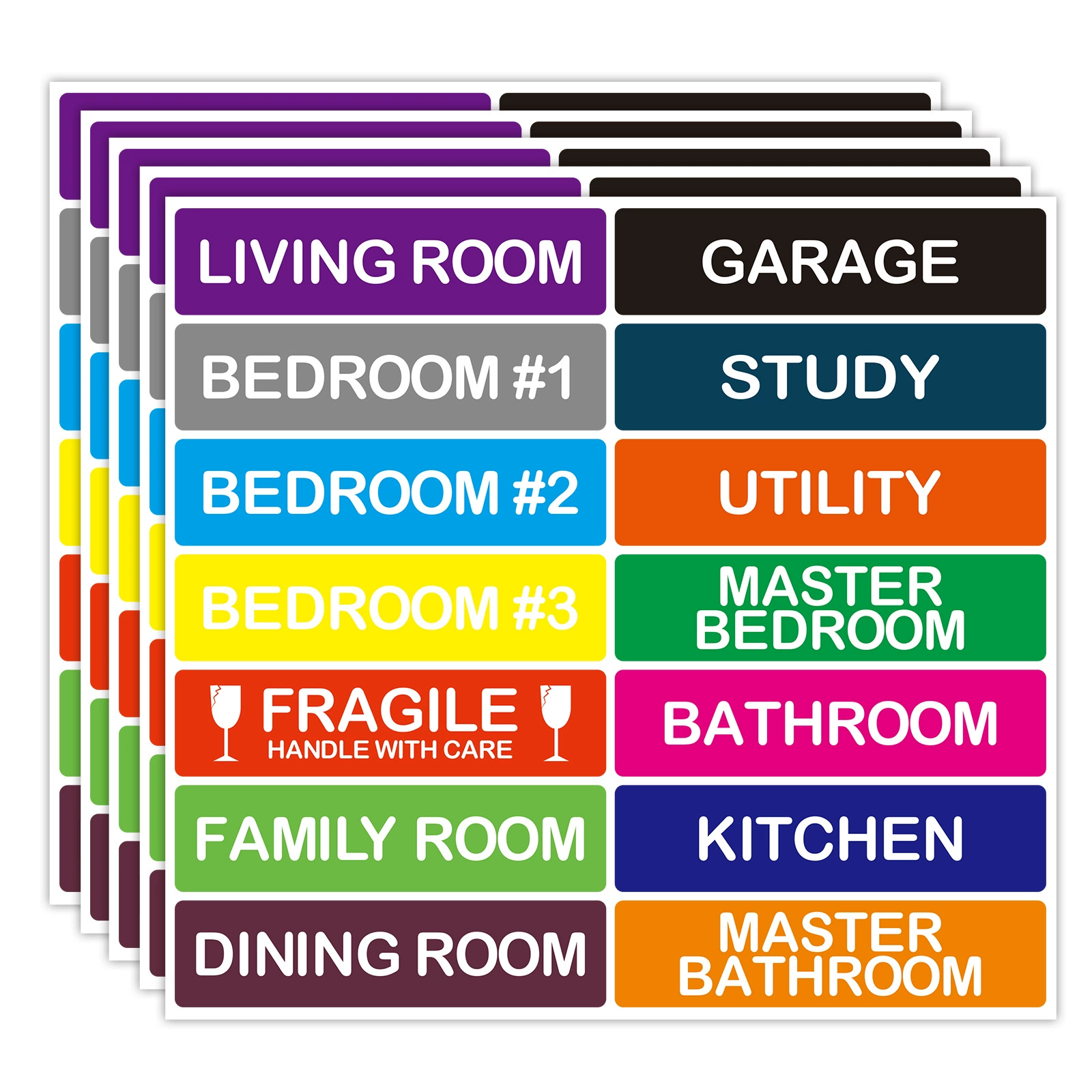 Amazon eBay Внешняя торговля движущаяся этикетка наклейка каждая 14 наклеек движущаяся этикетка наклейка предупреждение