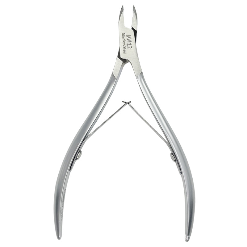 Calidad vietnamita, fácil de cortar, D07-12, tijeras para piel muerta, mango esmerilado, pinzas para piel muerta, herramientas de manicurista con filo de cuchillo pequeño y afilado