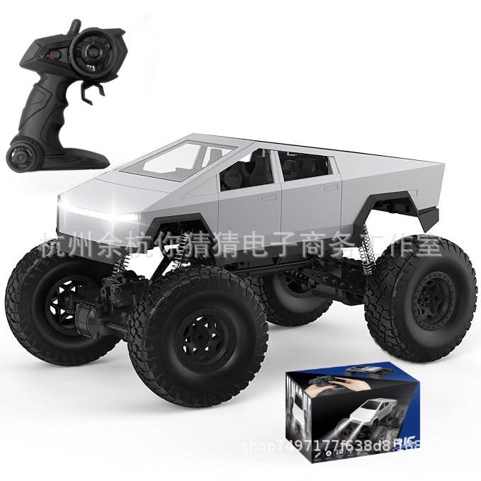 Rc Remote Control Car Climbing Off-Road Vehicle Drifting Water-Land Tesla Cybertruck Racing Car 2.4g Remote Control Car