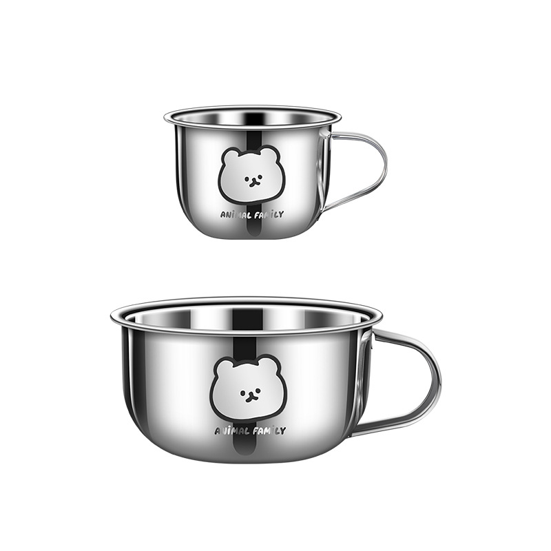 Mini taza de agua para niños 304 taza de acero inoxidable para el hogar bebé jardín de infantes taza de agua potable taza de leche pequeña taza de bebida directa