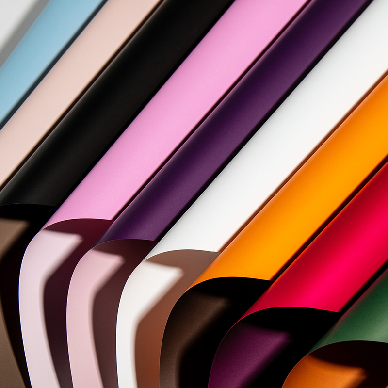 鲜花包装纸 花束包花纸 欧雅纸 双色双面花艺花店资材材料批发