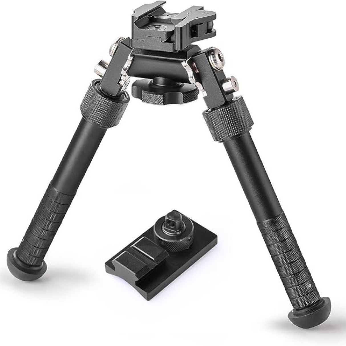 V8 Stand Táctica 360 Stand Rotary Stand Metal Bipod 20mm Stand con 1 ranura Butterfly Head