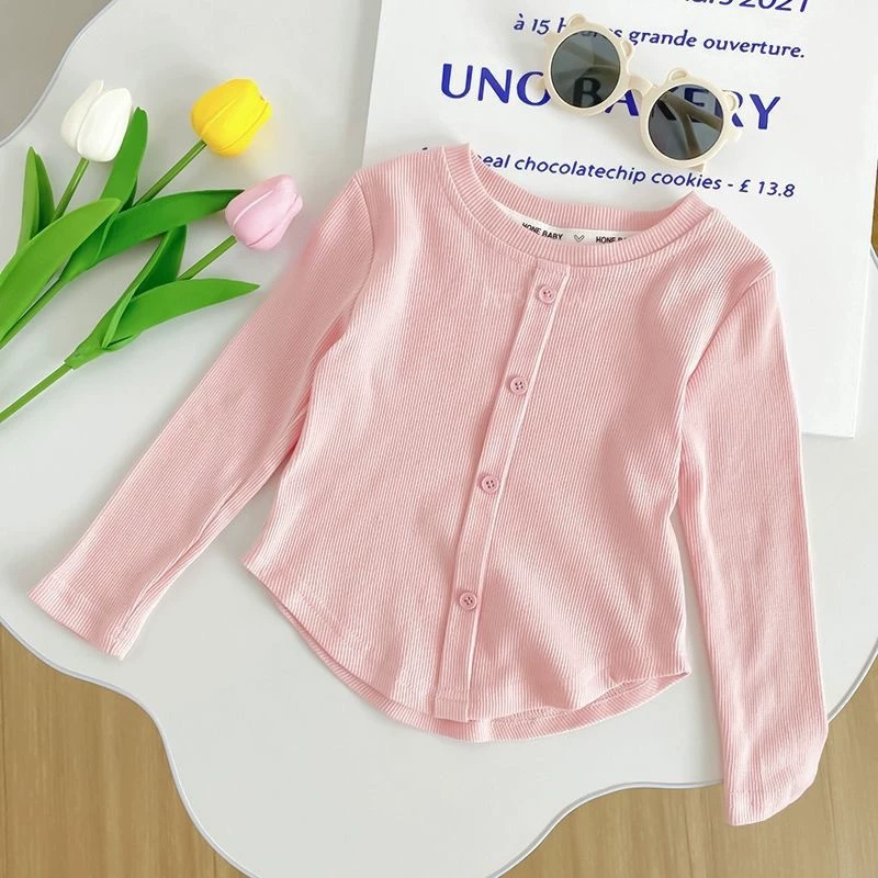 Autumn children's long-sleeve, fashionable body-friendly T-shirt, western style, slim fit