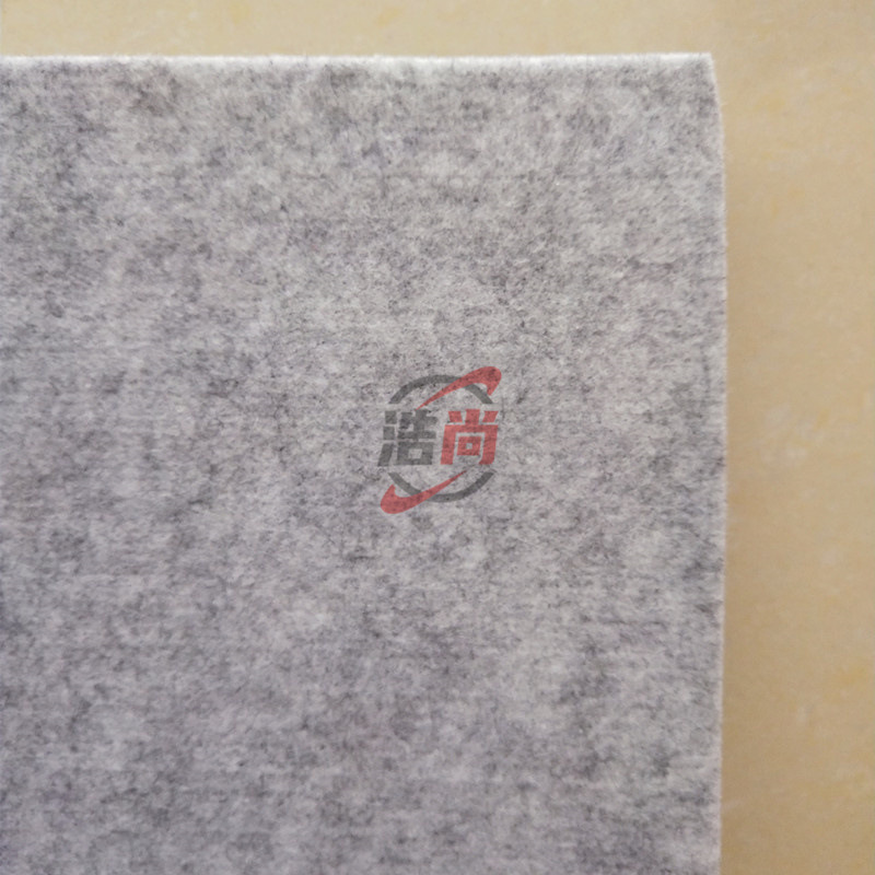 Felt Fabric 现货浅灰色600g毛粘布 2mm3mm装饰平面戟绒无纺布料