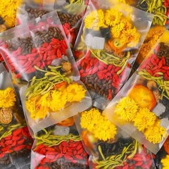 菊花枸杞决明子茶包肝熬夜益护金银花茶去正品火肝男士养生茶肾茶