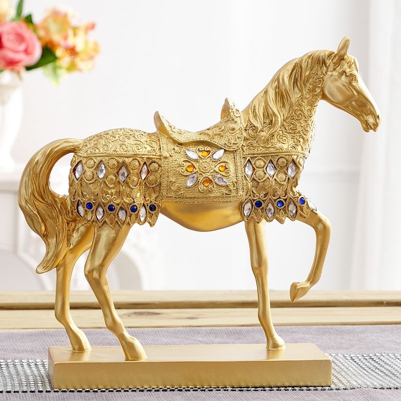 Adorno de Caballo para Escritorio de Resina para Navidad image 3