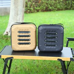 新しいアウトドア調味料収納バッグ、キャンプ旅行用調味料バッグ、分離型、新しいEVAハード収納バッグ