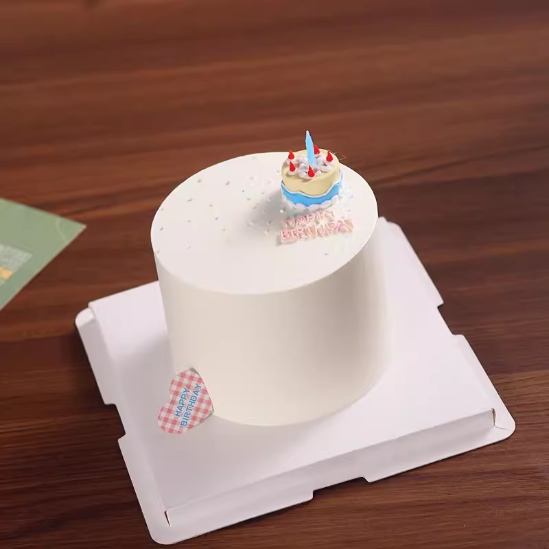 Ins pequeña cerámica fresca suave pequeño pastel decoración decoración chica amiga buena amiga postre de cumpleaños horneado inserción