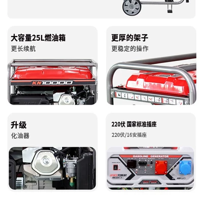Single/Three-Phase 220V/380V Portable – Avtomobil generatorları
