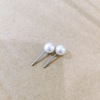 Earrings, fashionable silver needle, 2021 years, Japanese and Korean, silver 925 sample, internet celebrity