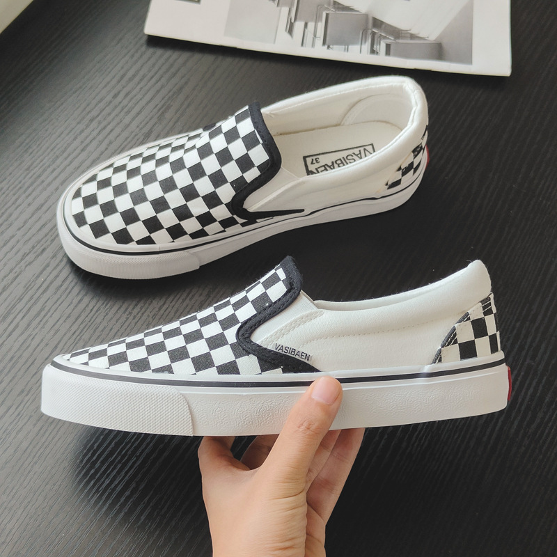 VASIBAEN Jiaben 2023 Nouvelle version coréenne des chaussures en toile à enfiler Uzzang Baskets décontractées pour femmes_voghion.com