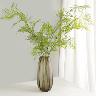 Zen ancient style placing simulation Japanese -style day -style winter bamboo net red homestay decorative simulation cloud slices pine thorns fern grass