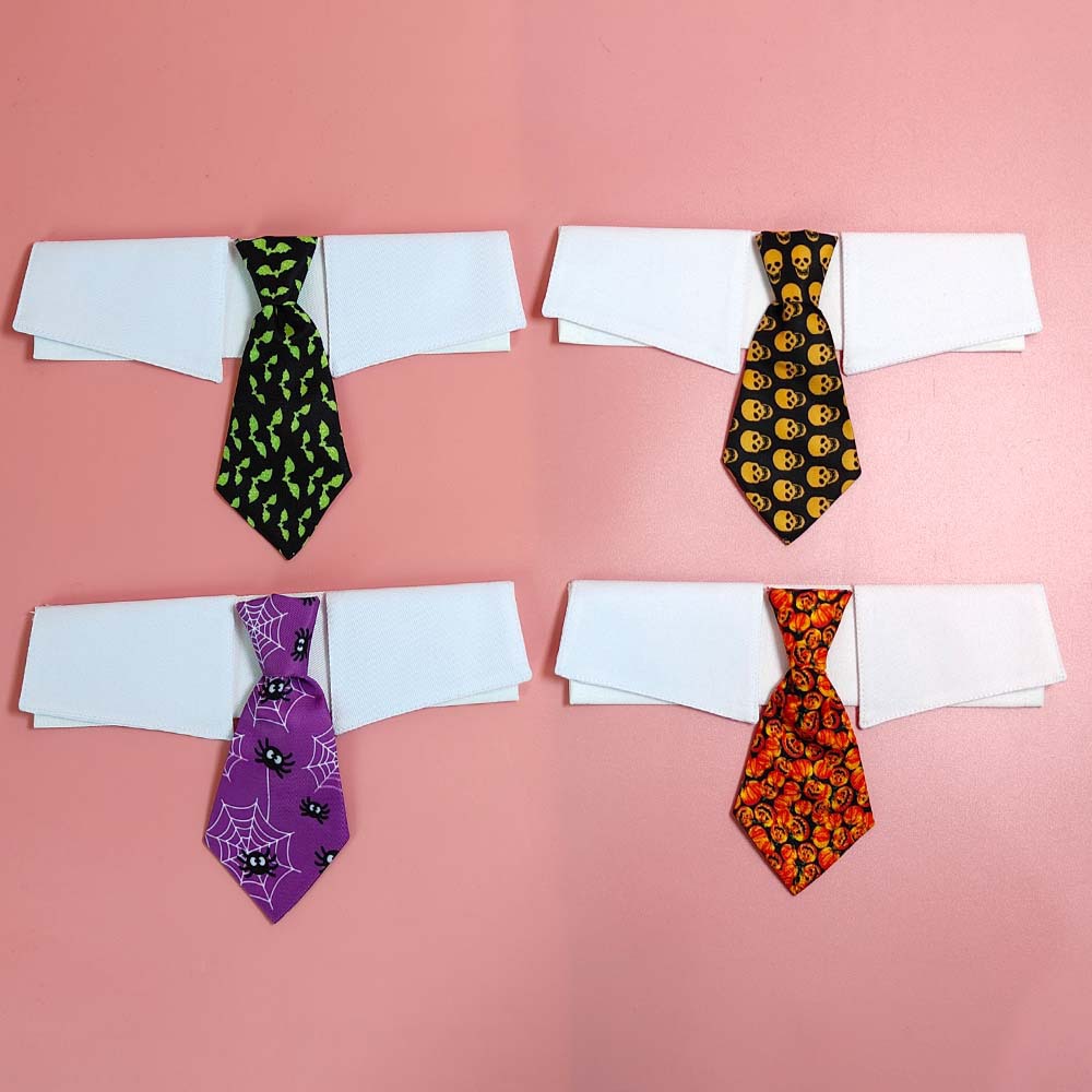 Tanpopo transfronterizo perro guapo estilo británico Halloween PET tie ropa perro corbata accesorios al por mayor