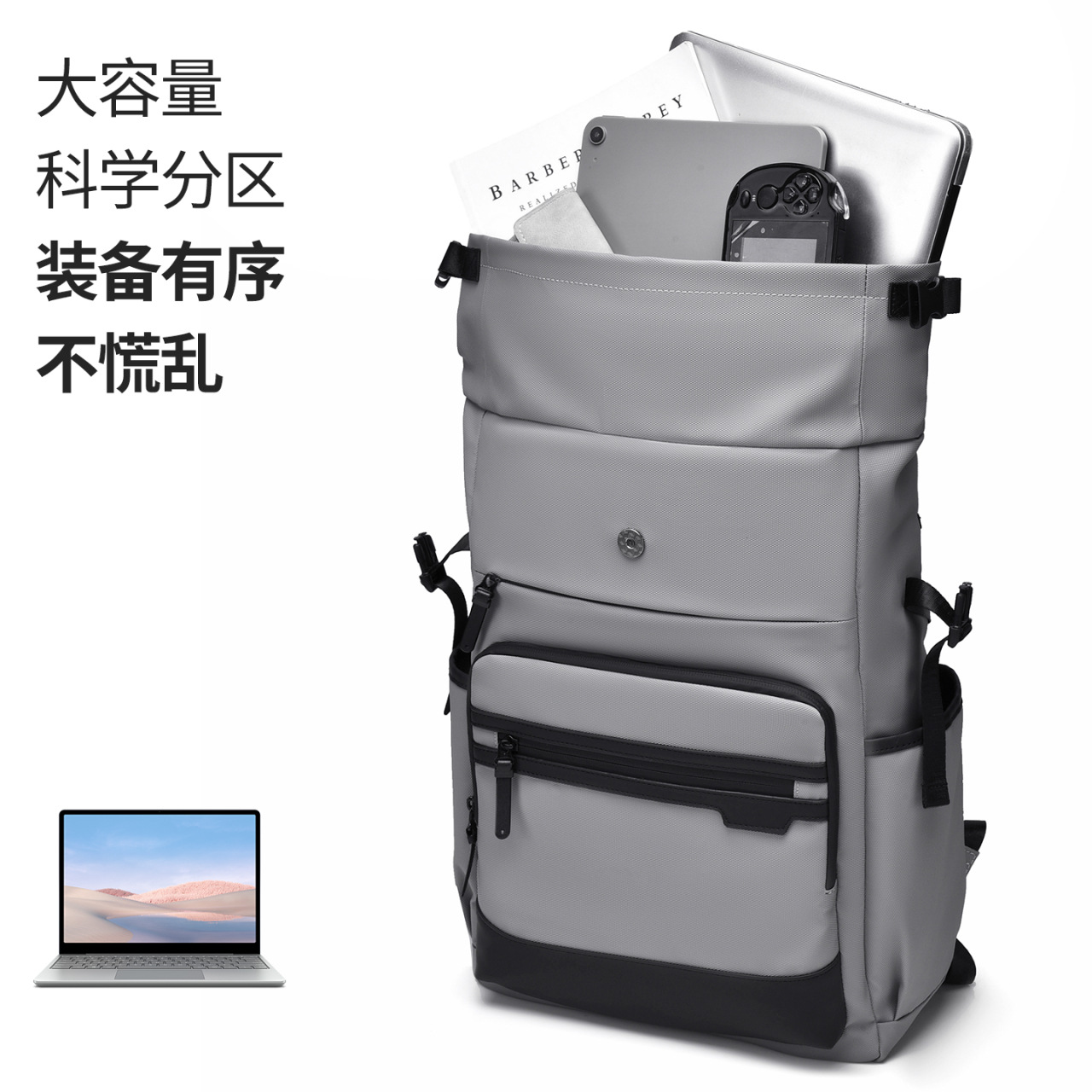 Mochila de hombre nueva mochila de tela Oxford de gran capacidad transfronteriza mochila de computadora portátil casual mochila de viaje impermeable