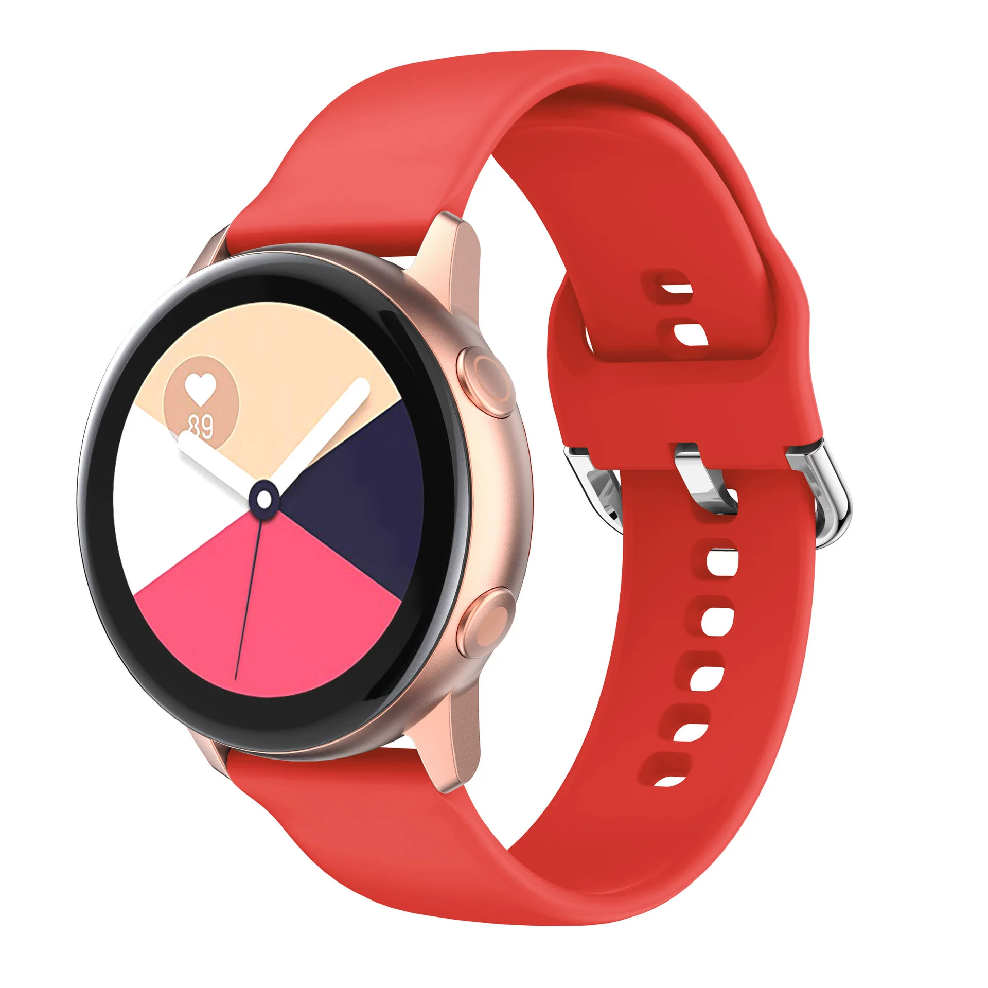 [Подходит для Samsung Galaxy Active2 силиконовый браслет Huawei Watch GT часовые браслеты 2022 мм размер]
