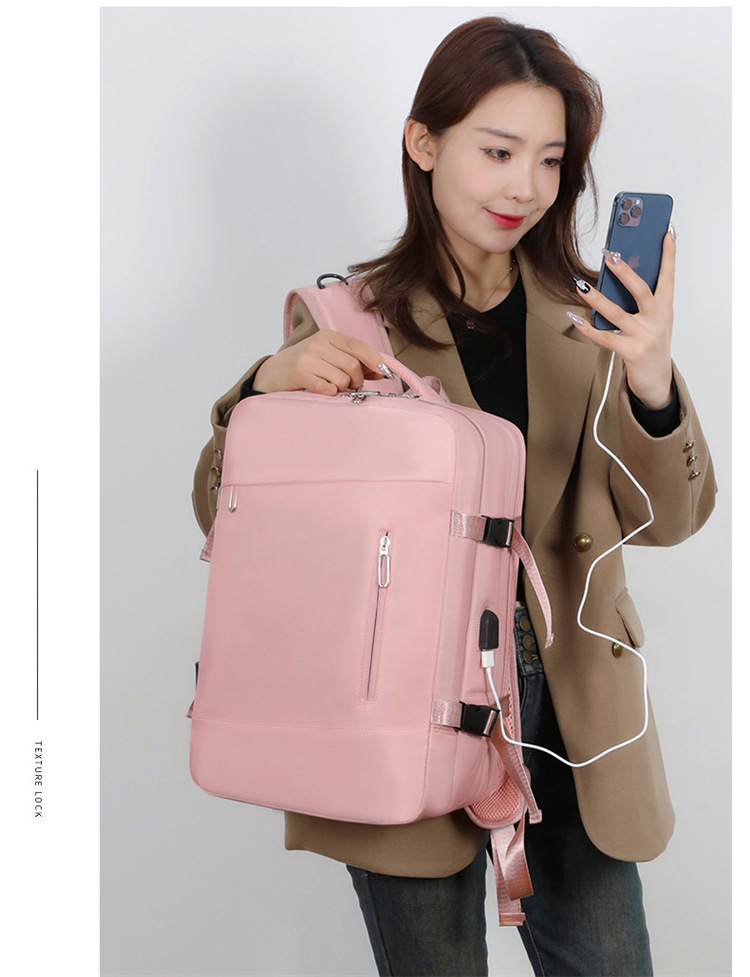 Cross-border wholesale casual business backpacks for men and women, high-end multi-functional computer bags, fashionable and simple travel backpacks undefined
