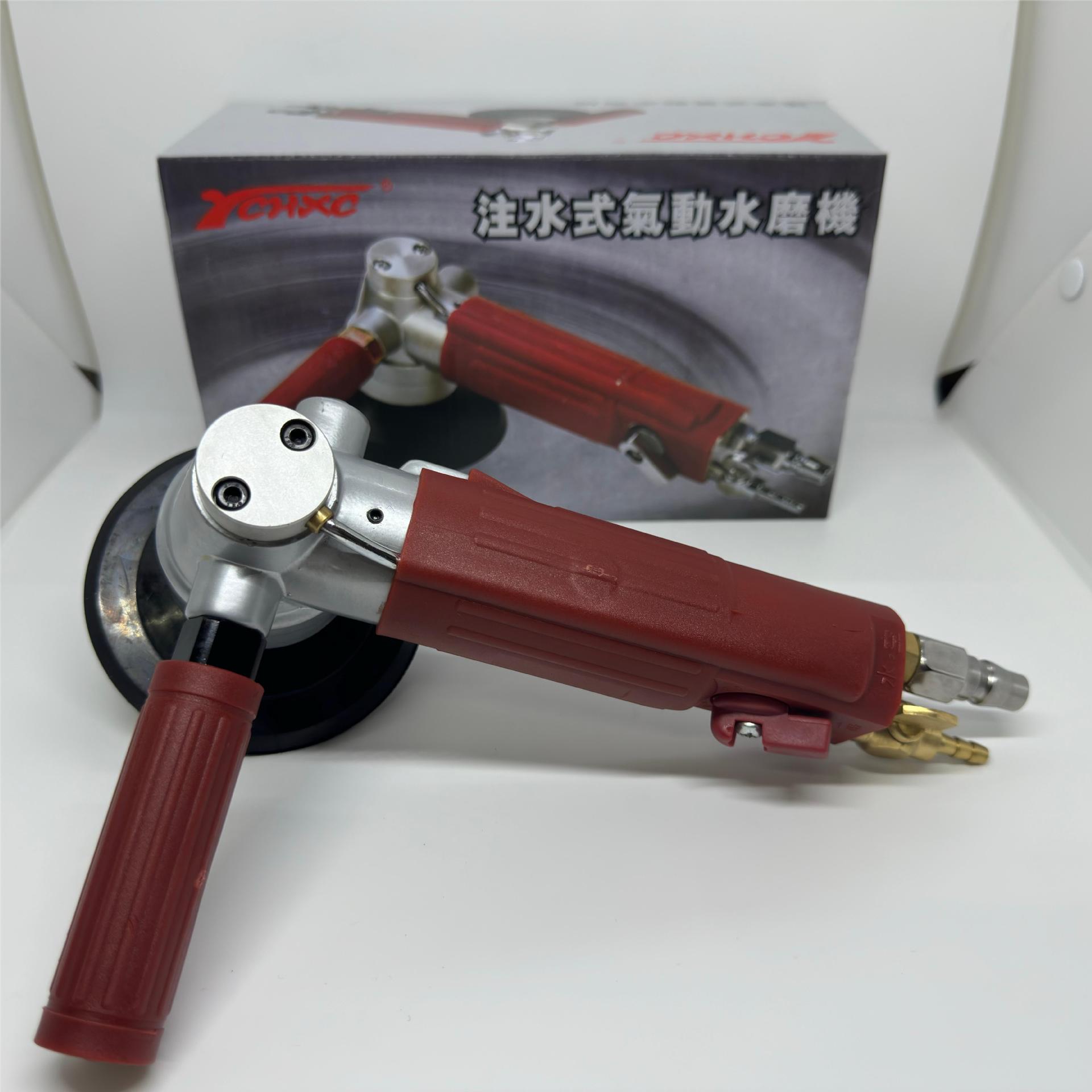 注水式气动水磨机大理石花岗岩石英石玉石抛光打磨角磨机干磨高效