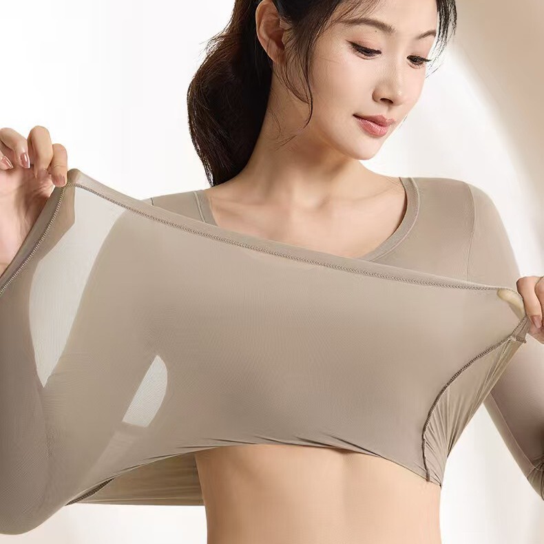 530 Nude Warmth Suit Skin Beauty Clothing 32A Camellia Oil Anti-Static Women's Skin Beauty Base Heating Skin Base Clothing