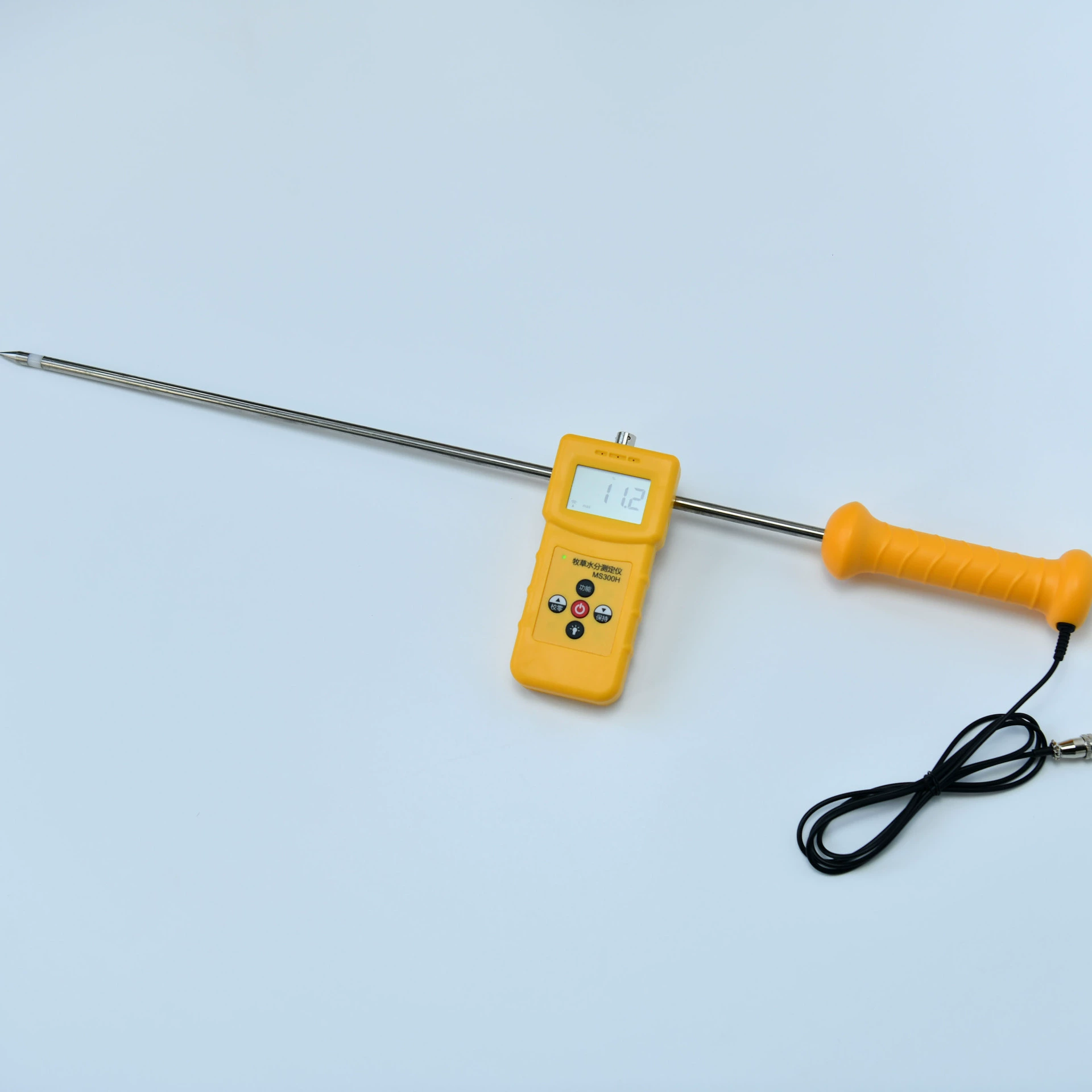 Циндао производитель оптовая продажа соломенных мешков быстрый измеритель влажности MS300H ручная люцерна тюк измеритель воды