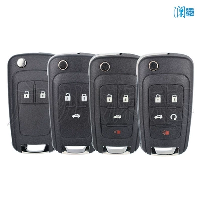Suitable for Chevrolet Buick Cruze Malibu Saiou Foldableing Remote Key Shell 2/3/4/5 Key Replacement